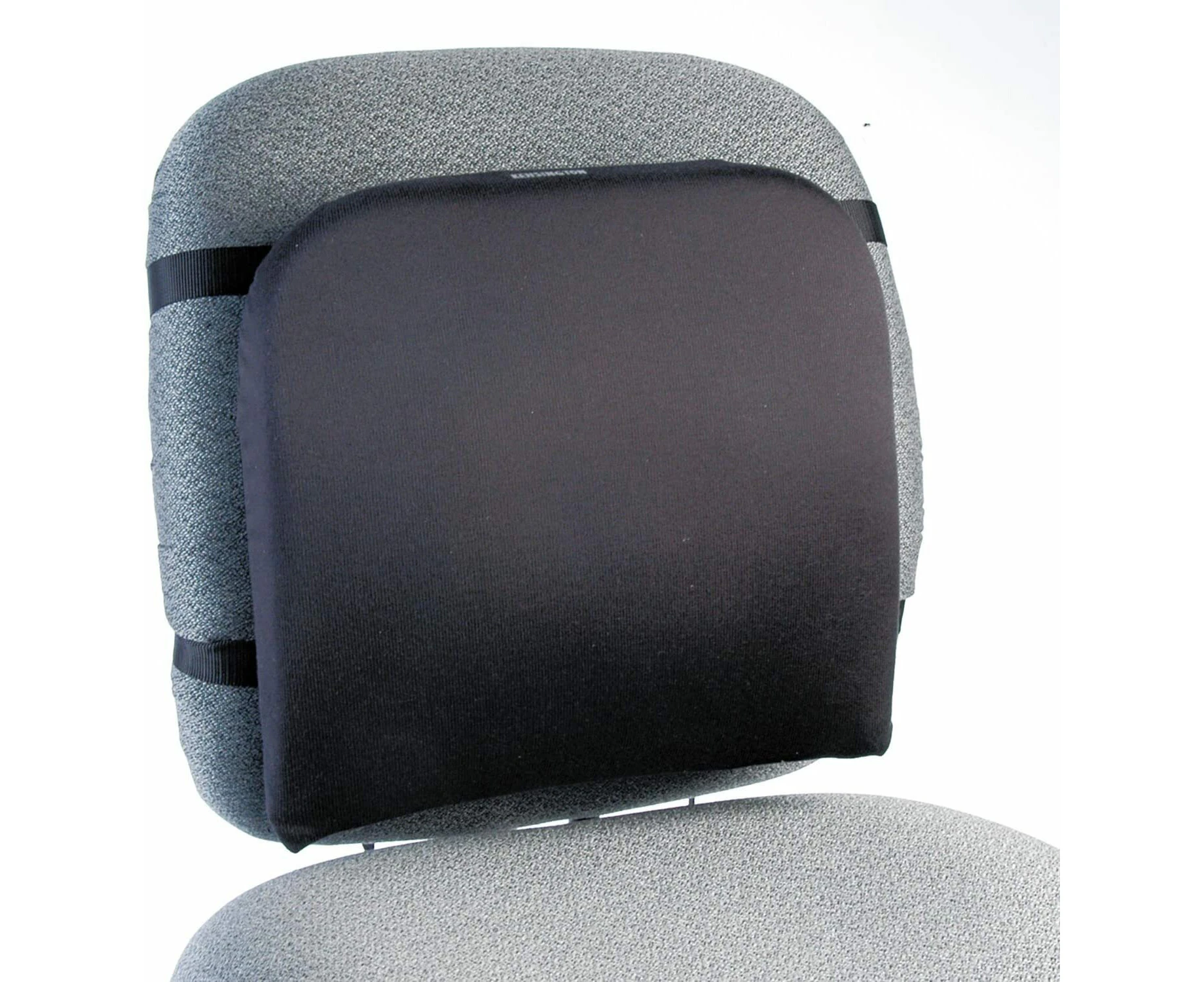 Kensington Full Back Support Rest Memory Foam Cushion For Office Chairs Black