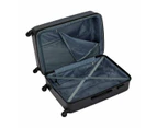 71cm Albany Hard Case 4 Wheels, Graphite - Anko