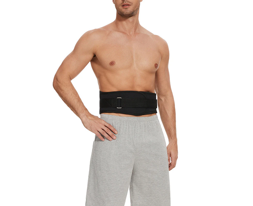 Styled Flaired Sports Belt To Protect Waist And Shoulder Pads Size L