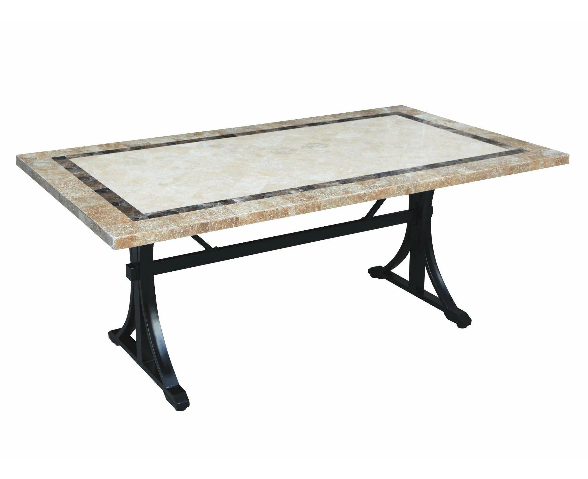 FurnitureOkay Stone Outdoor Dining Table (180x100cm)