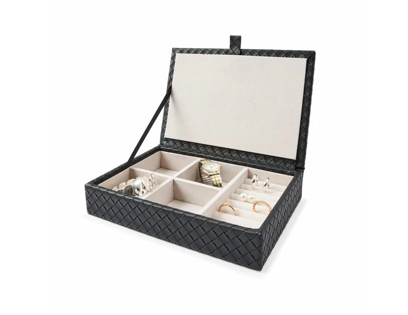 Weave Jewellery Storage, Black - Anko