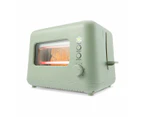 2 Slice Window Toaster, Green - Anko