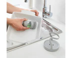 Soap Dispenser Dish Brush with Holder - Anko