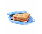 Microwave 'YUM' Grill Toastie Maker, Blue - Anko