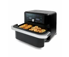 9.5L Twin Air Fryer, Black - Anko