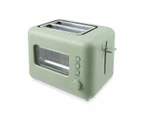 2 Slice Window Toaster, Green - Anko