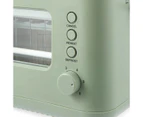 2 Slice Window Toaster, Green - Anko