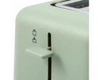 2 Slice Window Toaster, Green - Anko