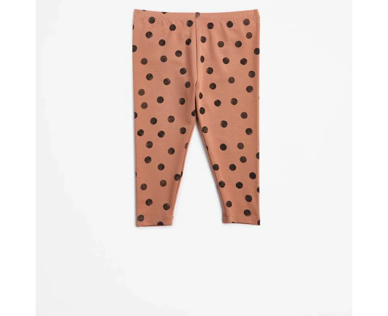 Target Baby Organic Cotton Print Leggings - Spots