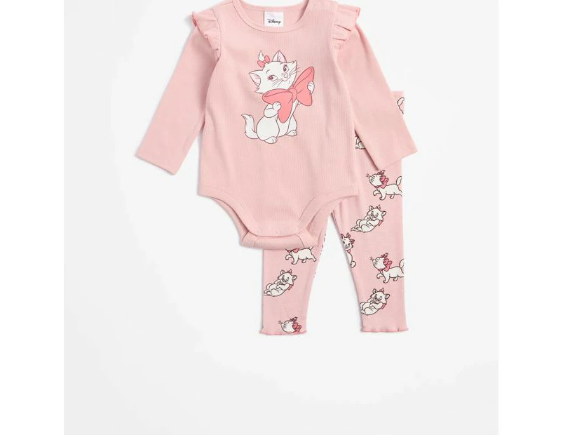 Baby Disney Bodysuit and Leggings 2 Piece Set - Marie