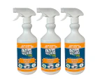 3x Enzyme Wizard Carpet & Upholstery Spray Surface Stains/Dirt Cleaner 750ml