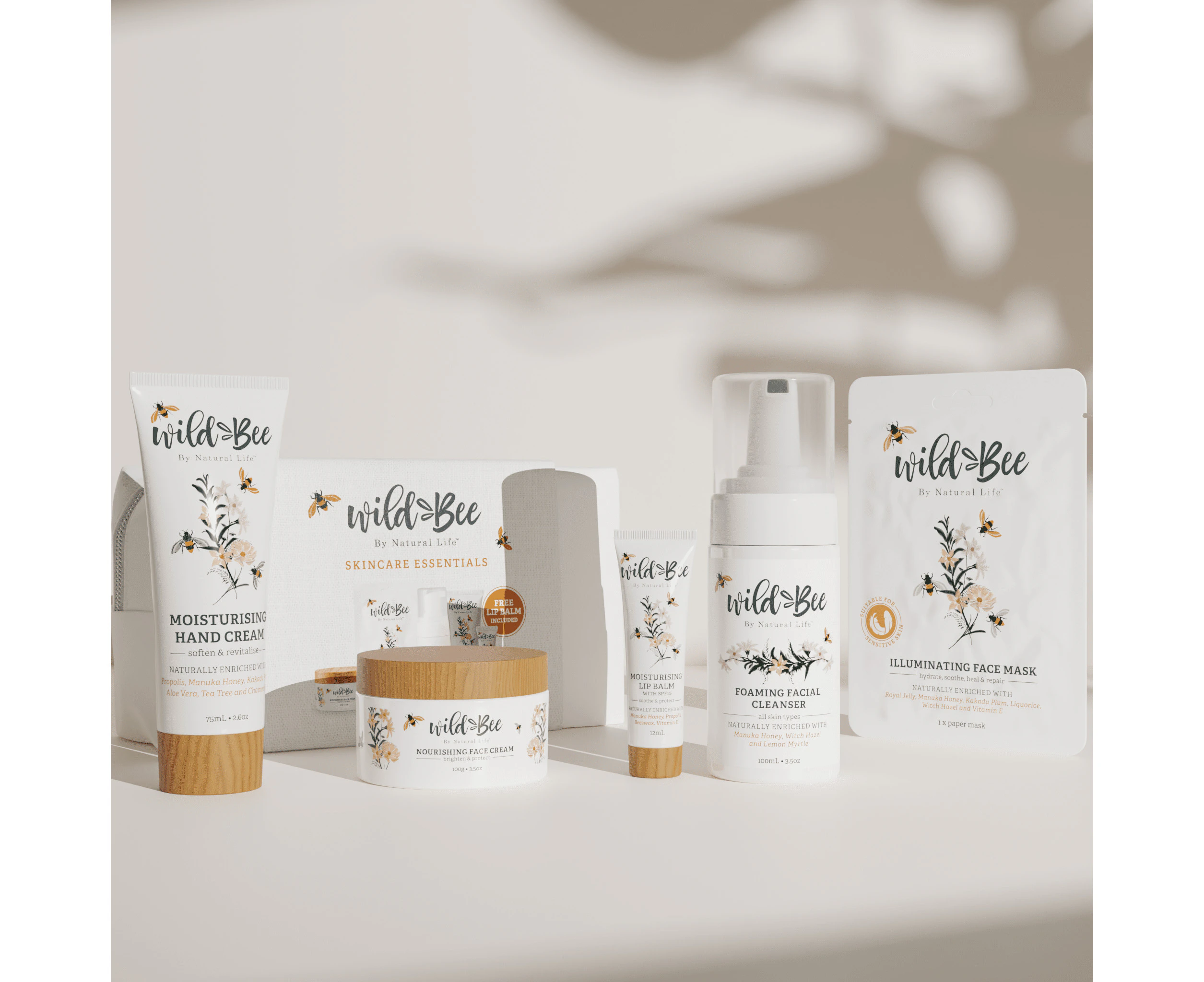 Wild Bee Skincare Essentials Pack