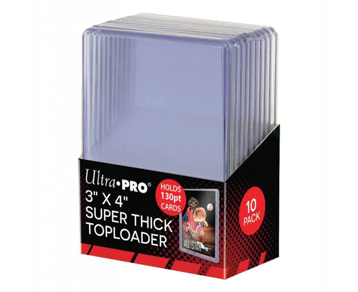 Ultra Pro 3 inch x 4 inch 130PT Premium Toploaders 10 Pack