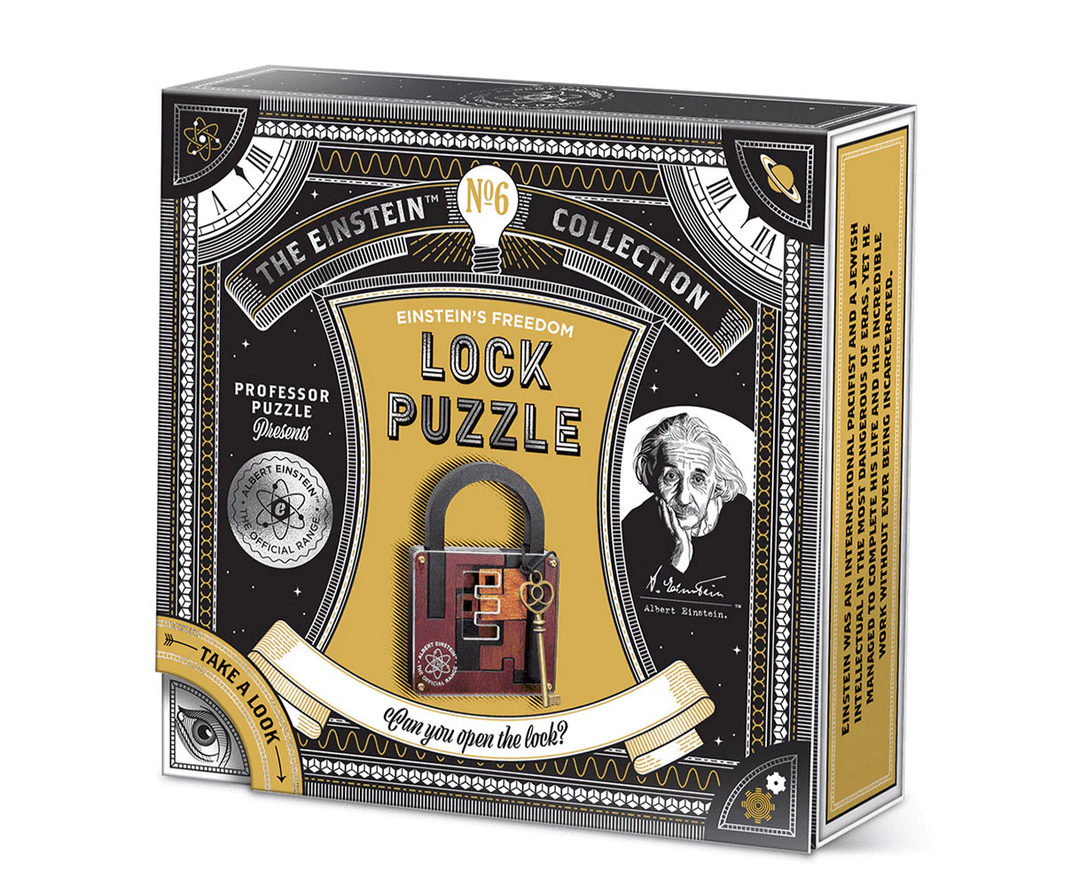 Professor Puzzle Einstein's Freedom Lock Puzzle