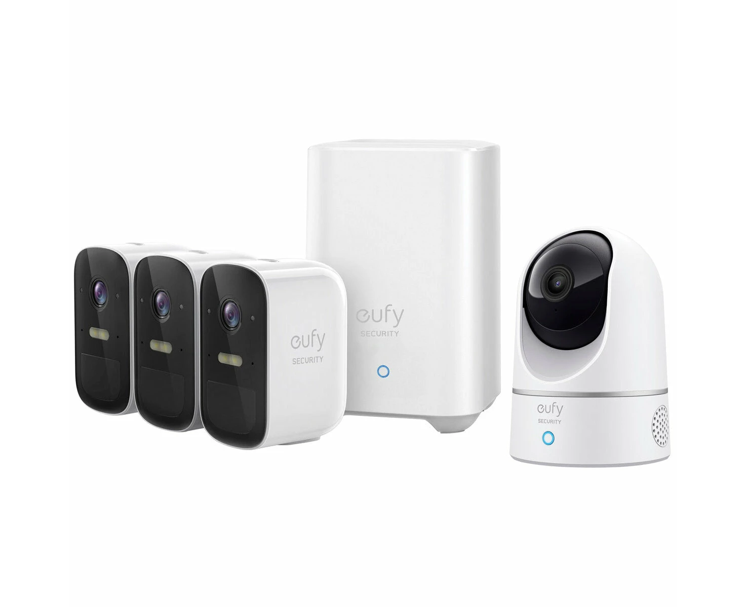 eufy 2C Three Camera Pack With Pan And Tilt Camera EUFY2C32KPTBND