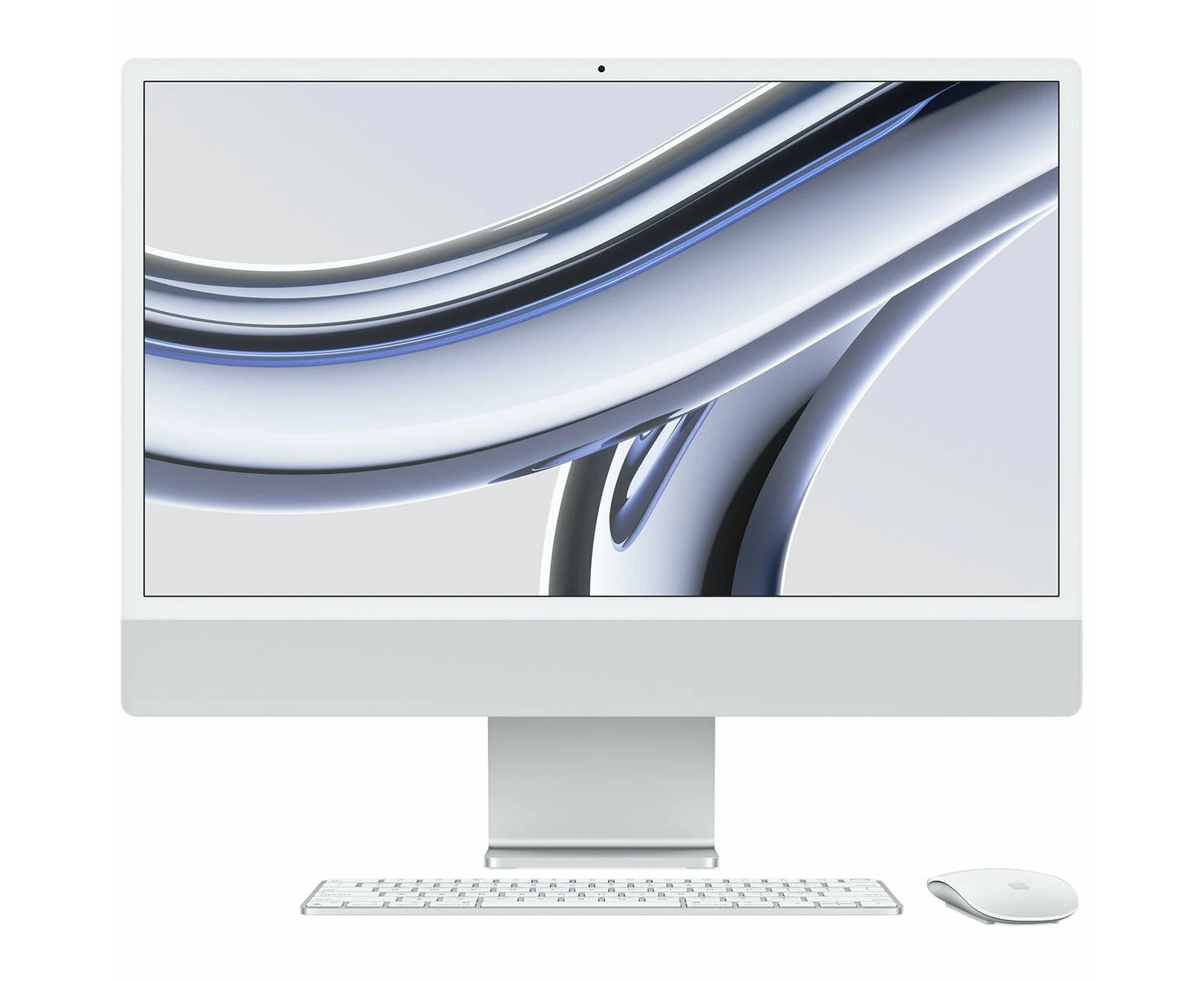 iMac 24 Inch With Retina 4.5K Display M3 Chip 8 Core GPU 256GB Silver