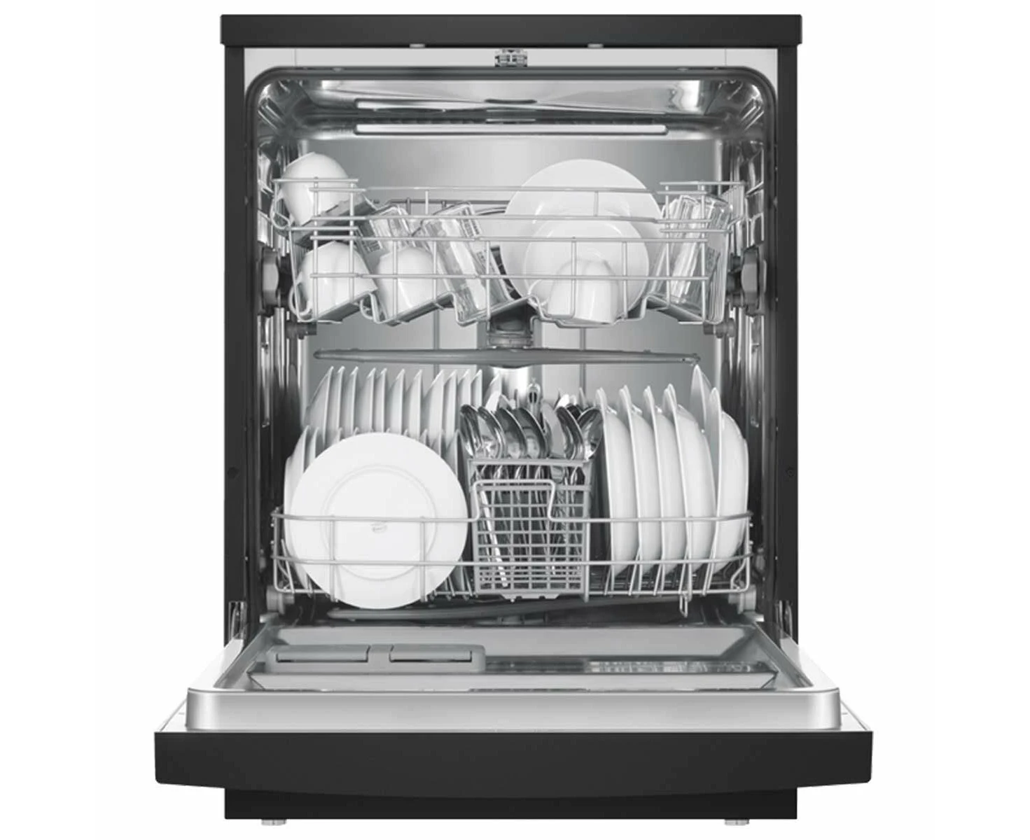 Haier 60cm Freestanding Dishwasher Black HDW13V1B1