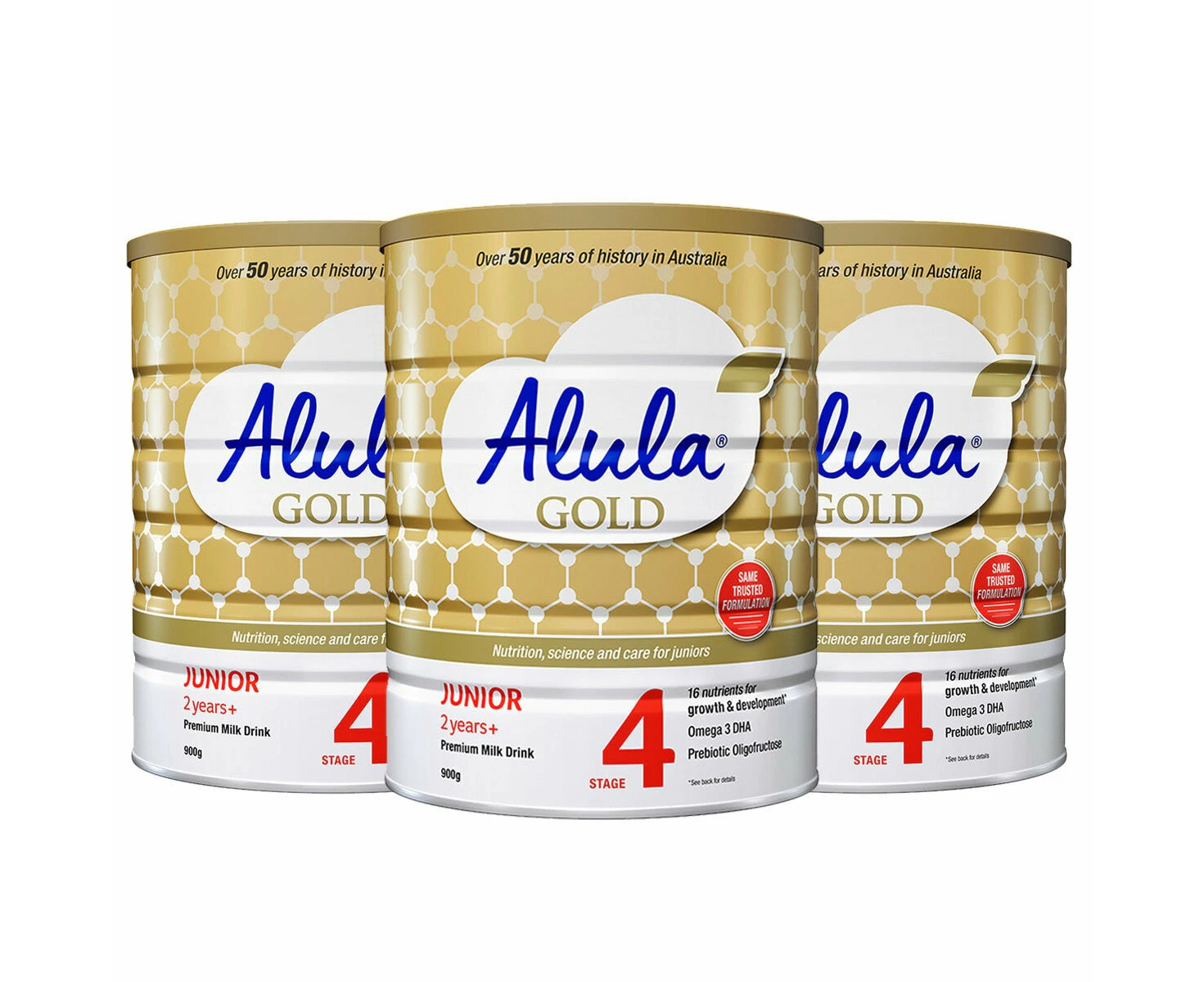 Alula Gold Stage 4 Infant Formula 3 x 900g