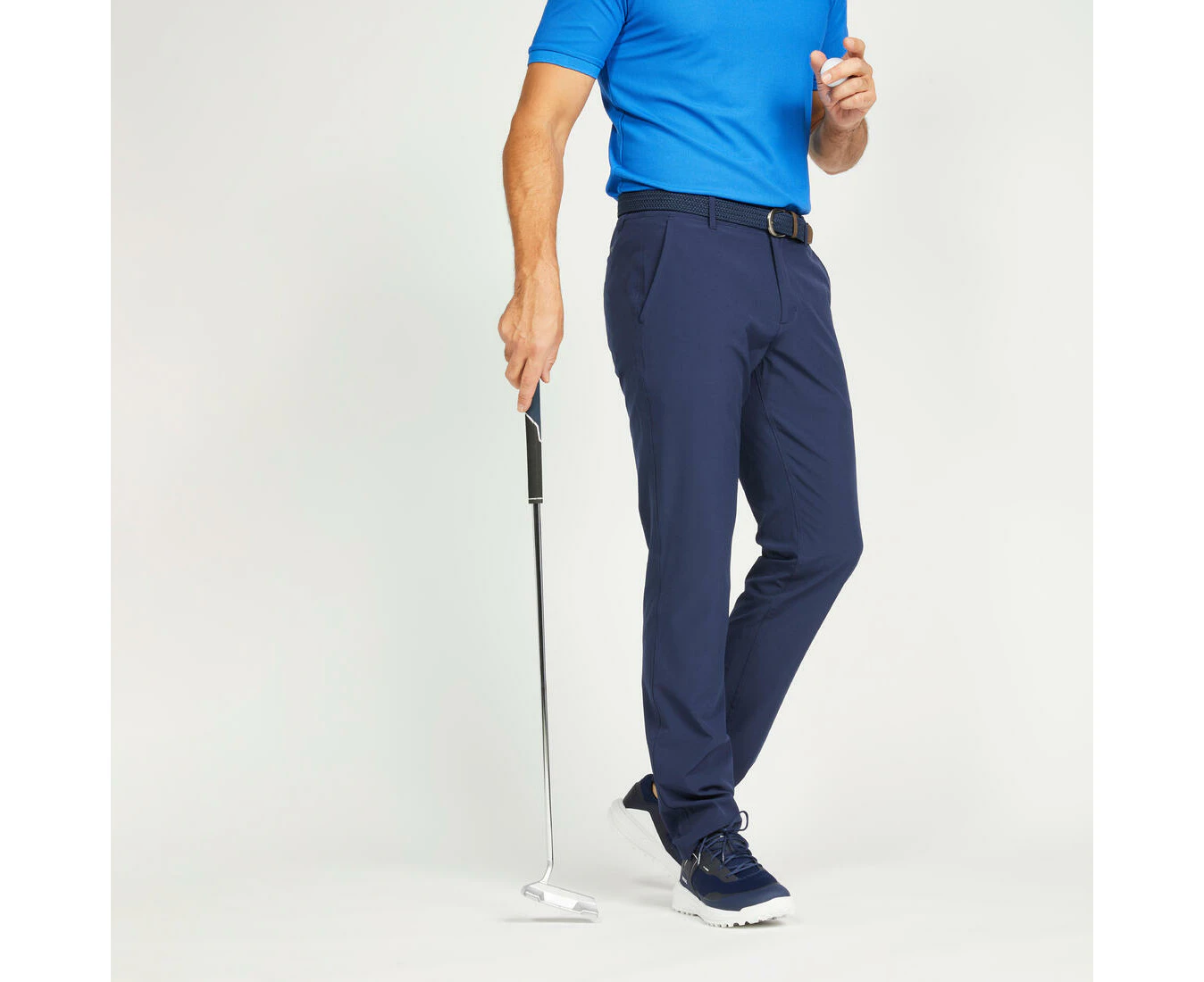 DECATHLON INESIS WW500 Men's Golf Trousers - Navy Blue, 8732531