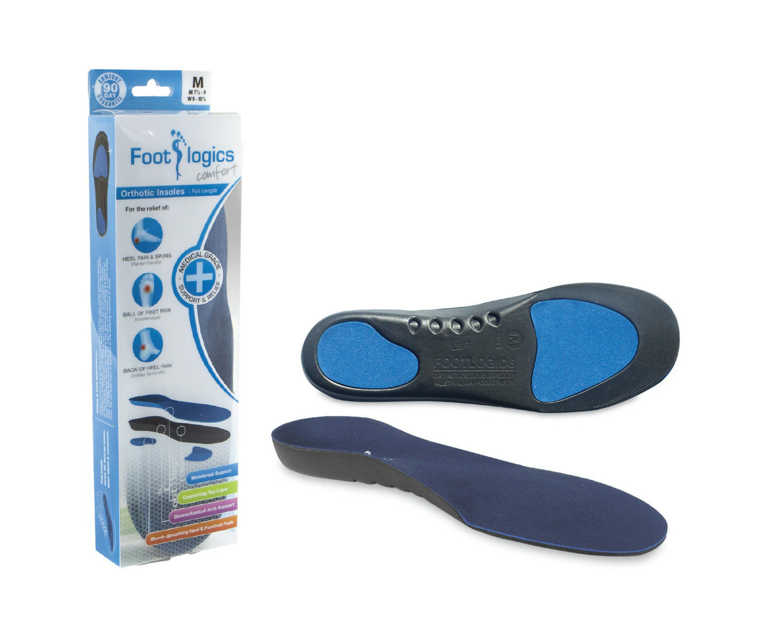 Foot Logics Comfort Orthotic Insoles