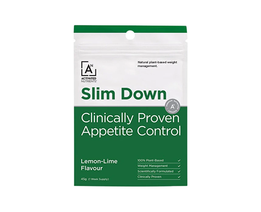 Activated Nutrients Slim Down (Clinically Proven Appetite Control) LemonLime 45g