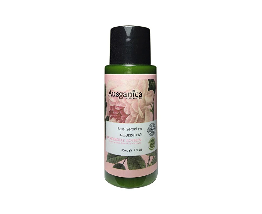 Ausganica Organic Rose Geranium Nourishing Hand/Body Lotion 30ml