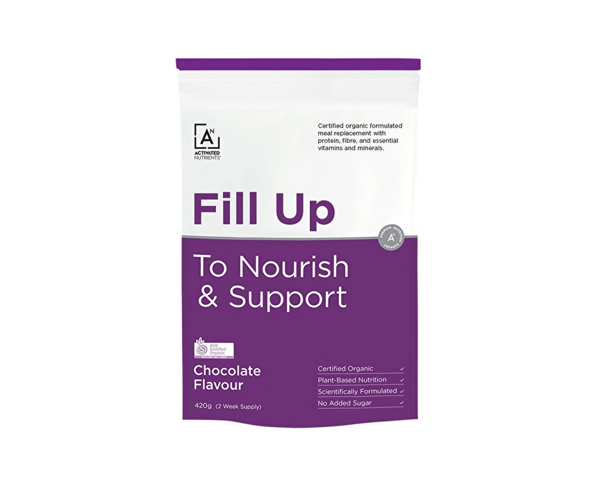 Activated Nutrients Organic Fill Up (To Support & Nourish) Chocolate 420g