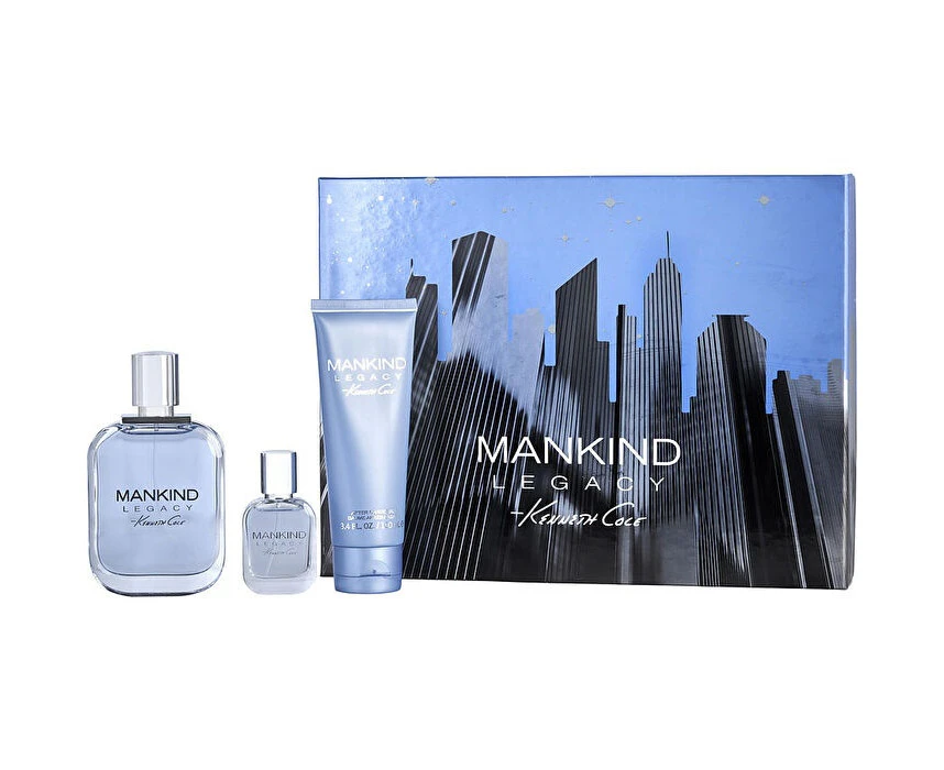 Kenneth Cole Mankind Legacy EDT Spray 100ml/3.4oz & Aftershave Balm 100ml/3.4oz & EDT Spray 15ml/0.5oz