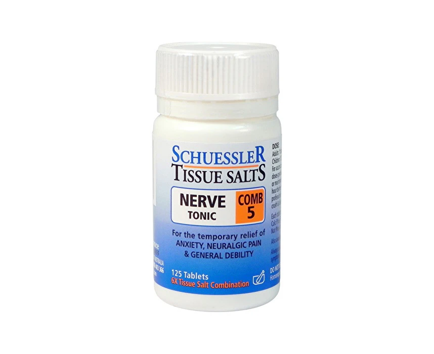 Martin & Pleasance Schuessler Tissue Salts Comb 5 (Nerve Tonic) 125t