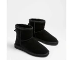 Mens Sheepskin and Leather Slipper Boot