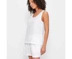 Target European Linen Tank Top