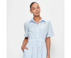 Australian Cotton Midi Shirt Dress - Preview