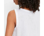 Target European Linen Tank Top