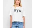 Target Boxy Crop T-Shirt