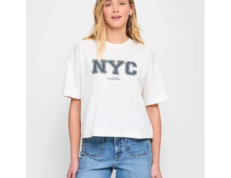 Target Boxy Crop T-Shirt