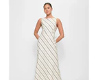 European Linen Blend Low Back Midi Dress - Lily Loves