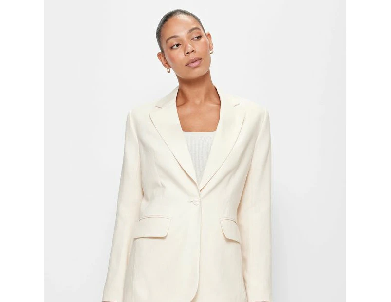 European Linen Relaxed Blazer - Preview