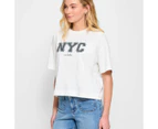 Target Boxy Crop T-Shirt