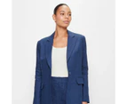 European Linen Relaxed Blazer - Preview