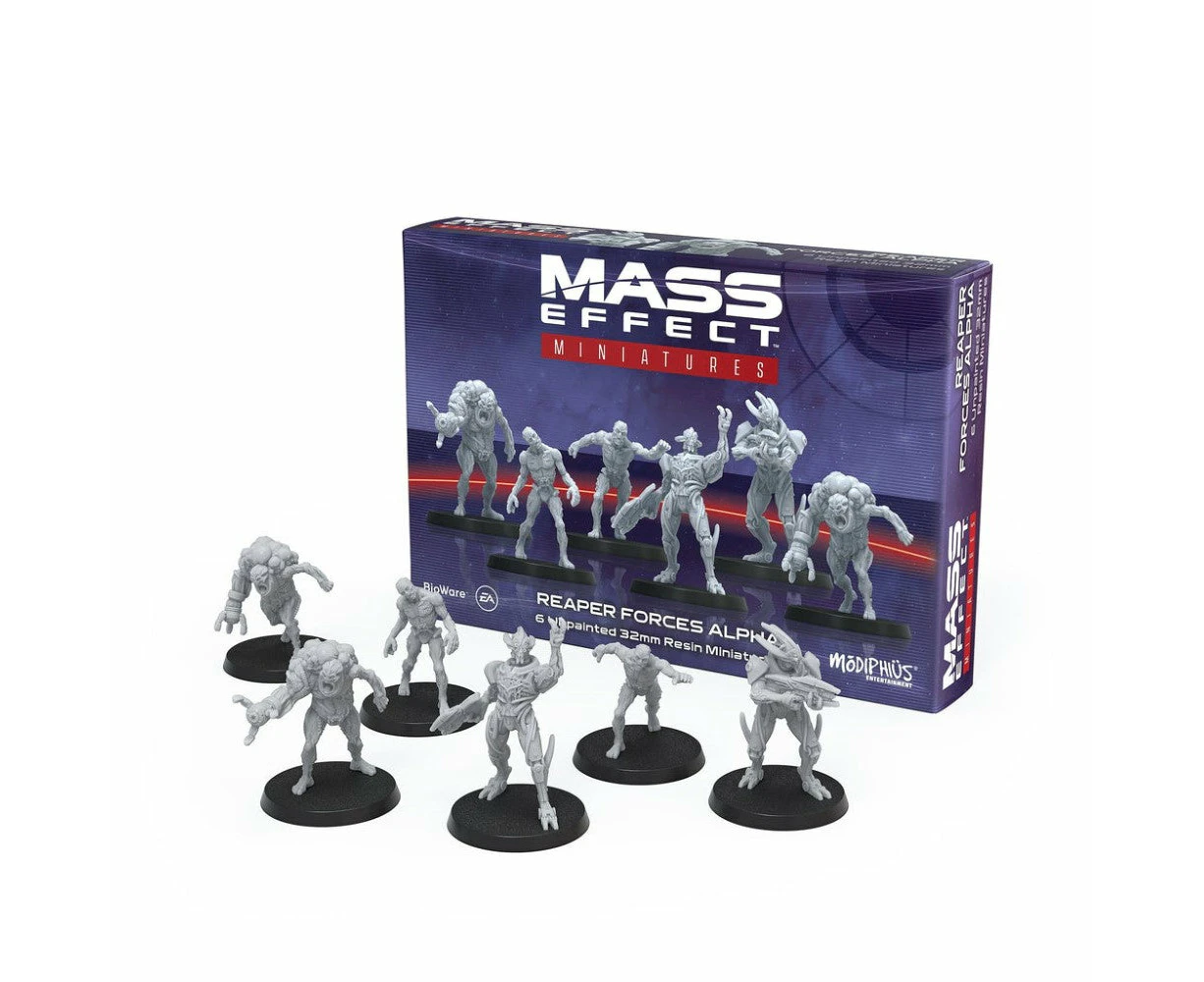 Mass Effect: The Board Game Resin Miniatures Set: Reaper Forces Alpha