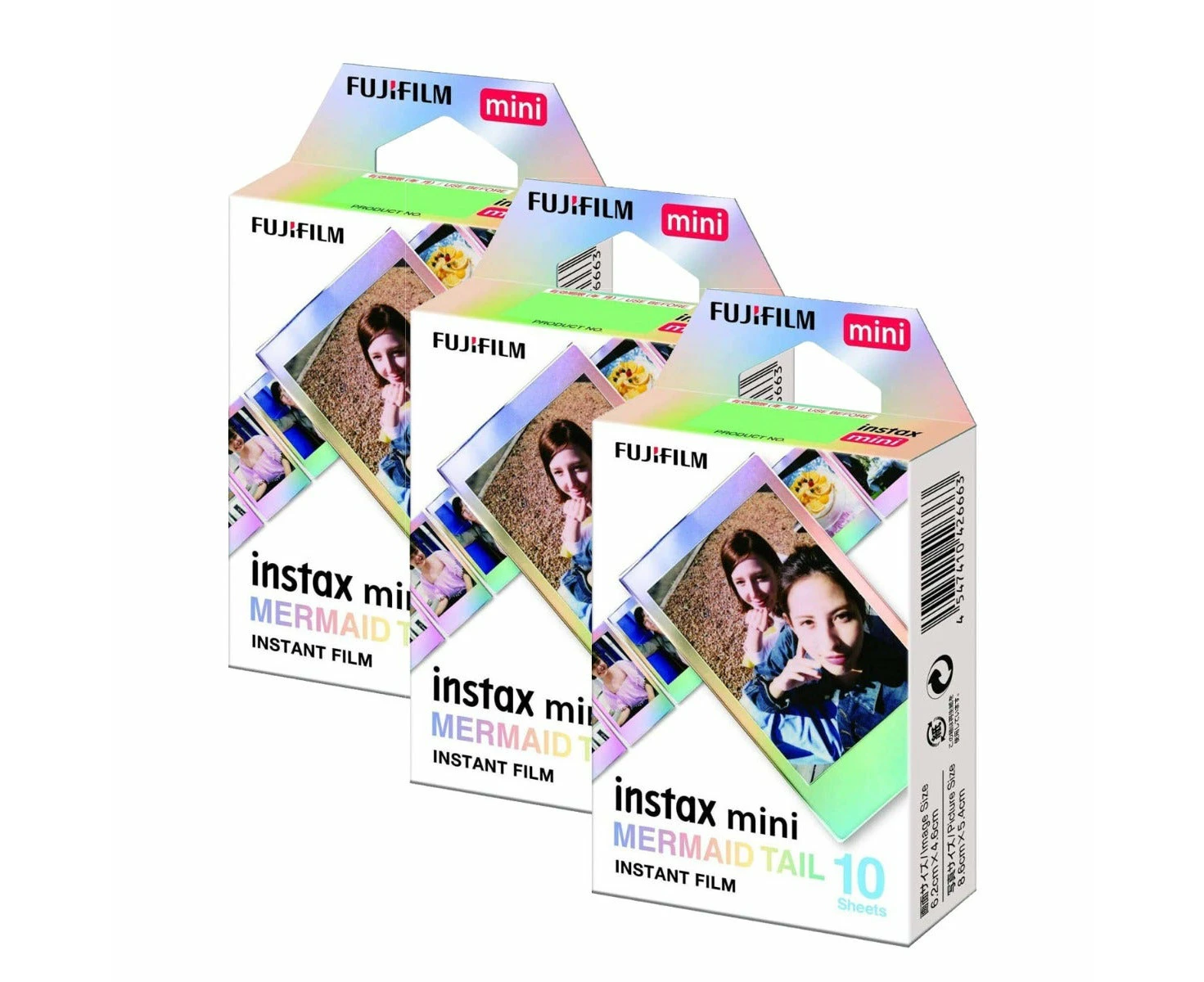 Fujifilm INSTAX Mini Mermaid Tail Film 10 Pack (Triple Pack)