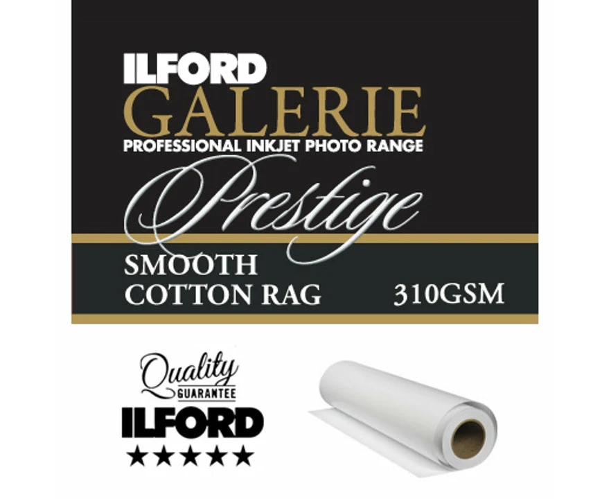 Ilford Galerie Prestige Smooth Cotton Rag Photo Paper Rolls 310GSM