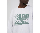 Silent Theory Men's Summit Crew Sweatshirt - Grey Marle