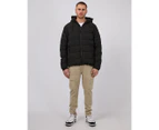 St Goliath Men's Domain Puffer Jacket - Black