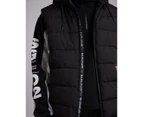 St Goliath Men's Domain Puffer Vest - Black