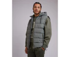 St Goliath Men's Domain Puffer Vest - Green