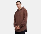 Silent Theory Men's Centro Scoop Hoodie - Chocolate