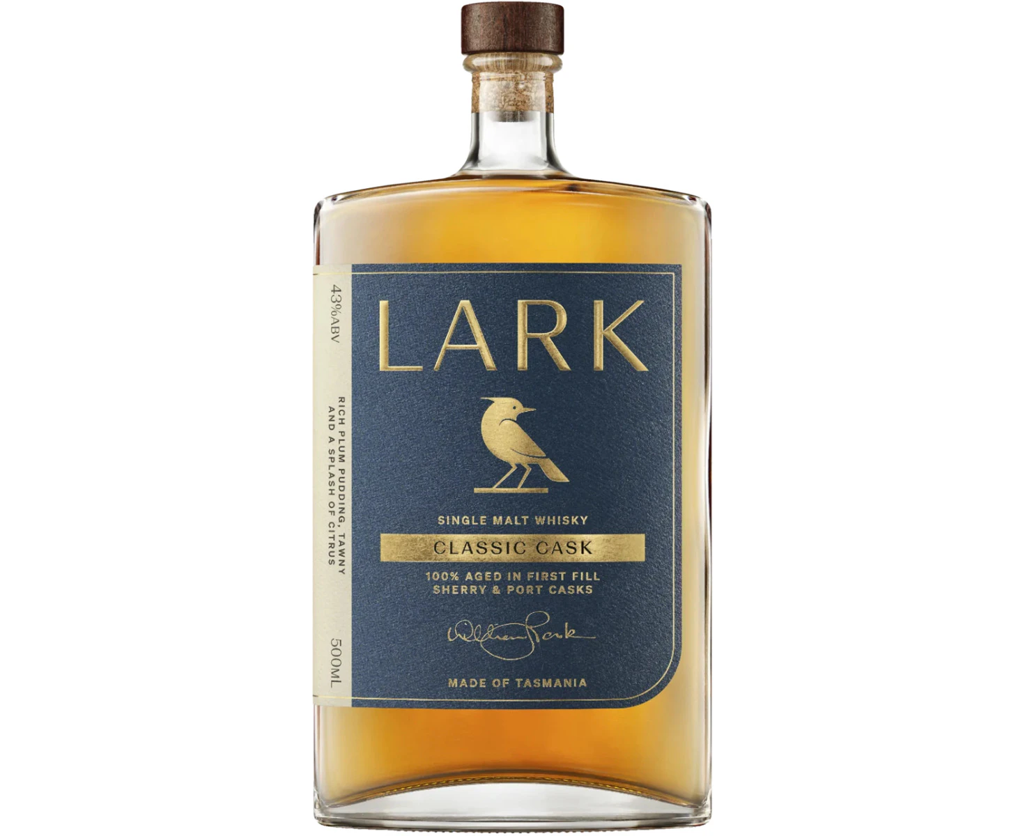 Lark Distillery Classic Cask Tasmanian Single Malt Whisky 500ml