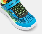 Skechers Boys' Microspec Advance Sneakers - Blue/Lime