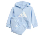 Adidas Baby/Toddler Essentials Tracksuit Set - Glow Blue/White